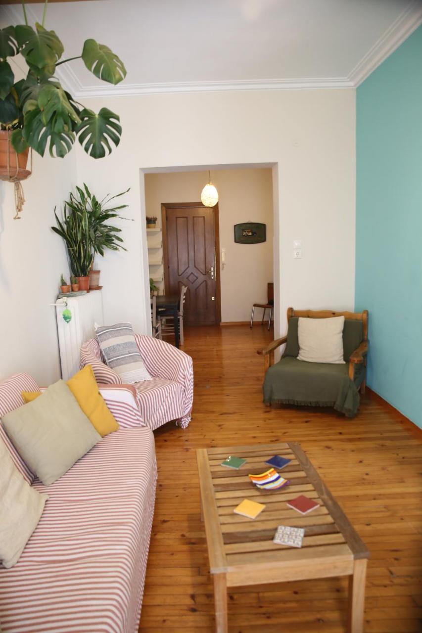Family-Friendly Apartment & Roof Garden @ Koukaki Athens Luaran gambar